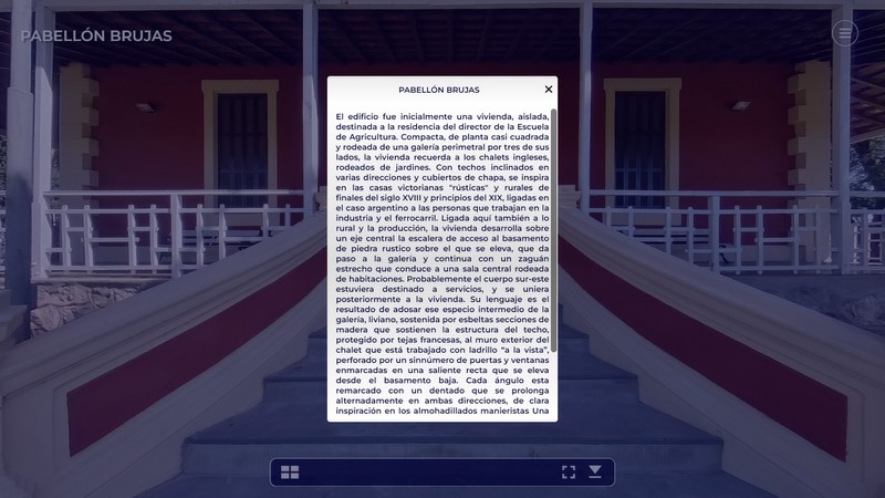 mapeo en realidad virtual de la UNC